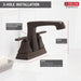 Delta Ashlyn:2564 Two Handle Centerset Bathroom Faucet