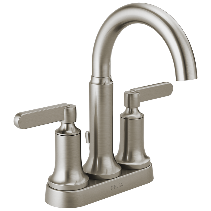 Delta Alux: Two Handle Centerset Bathroom Faucet