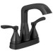Delta Stryke 25776 Centerset Faucet, matte black