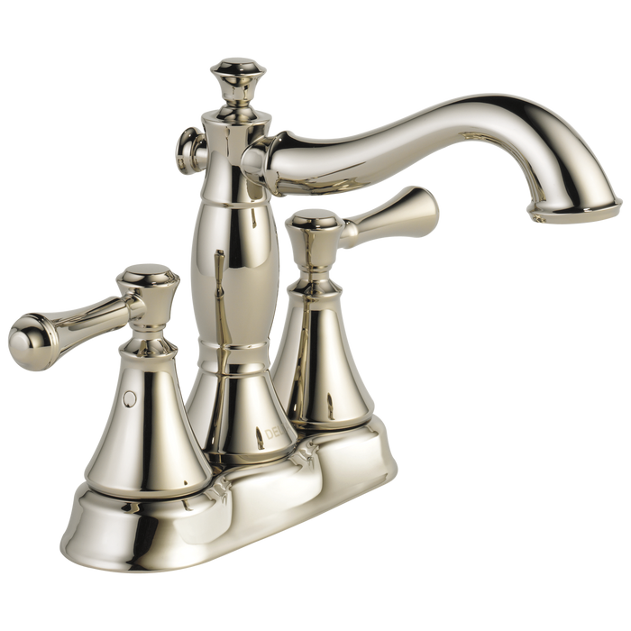 Delta Cassidy:2597LF Two Handle Centerset Bathroom Faucet - Metal Pop-Up