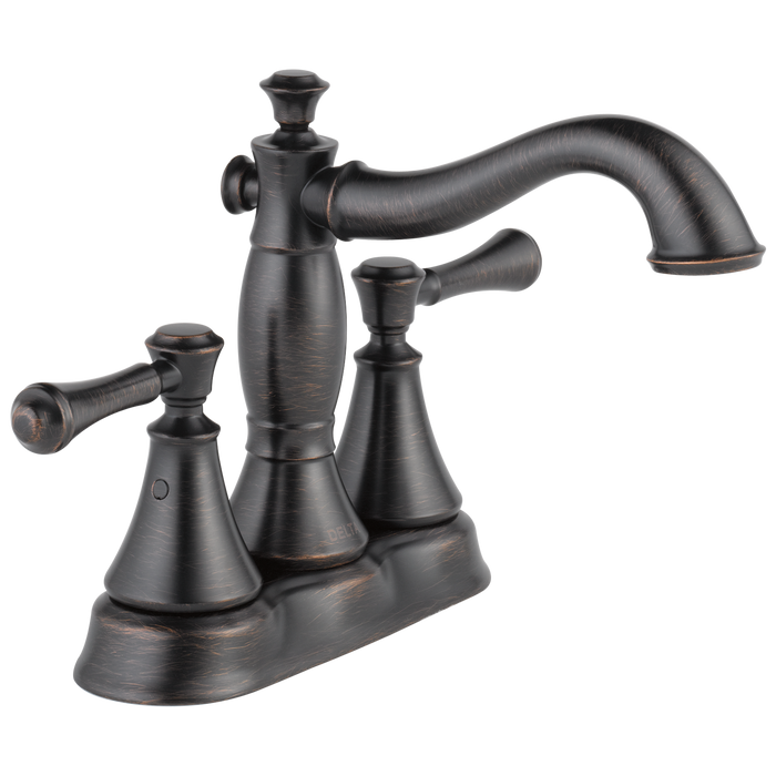 Delta Cassidy:2597LF Two Handle Centerset Bathroom Faucet - Metal Pop-Up