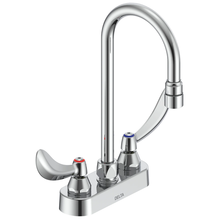 Two Handle 4 In Deck-Mount Faucet