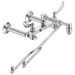 Delta Commercial 28C2: Two Handle 8" Wall Mount Service Sink Faucet