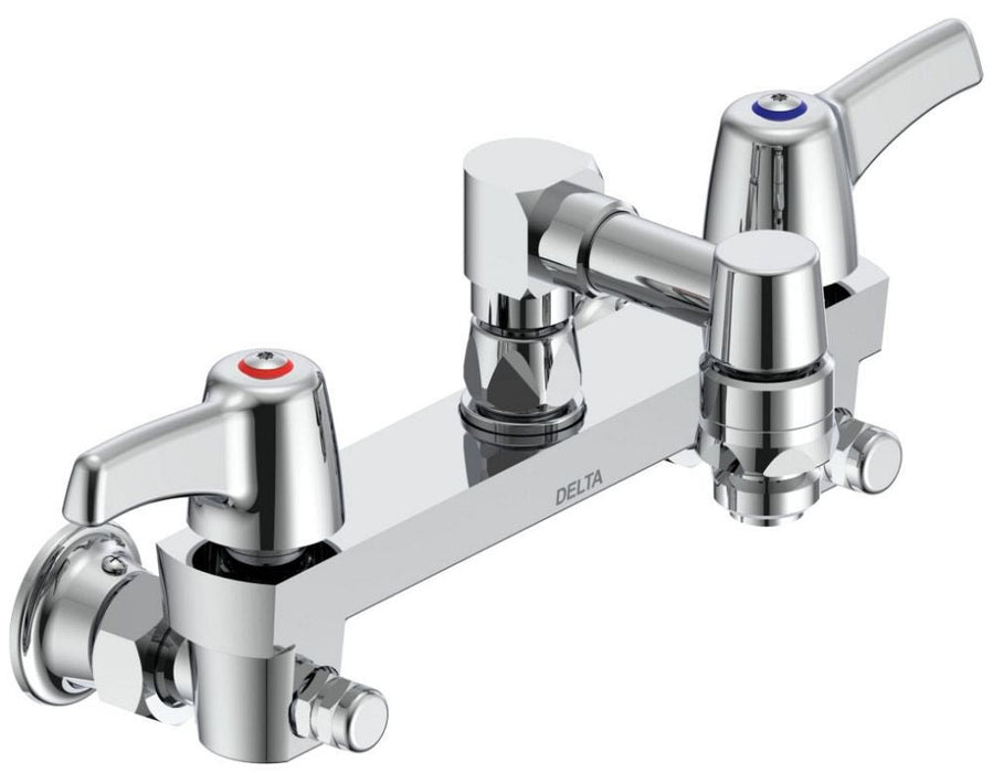 Commercial 28C8 28C8063 Two Handle 8 In Wallmount Service Sink Faucet