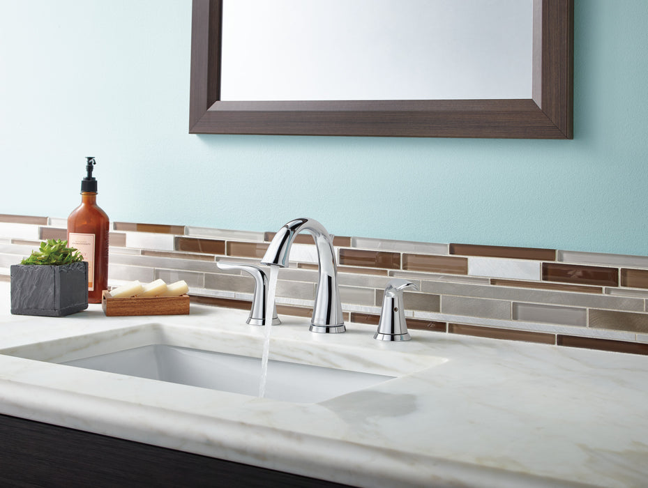 Delta 3538-MPU-DST Two Handle Widespread Bathroom Faucet