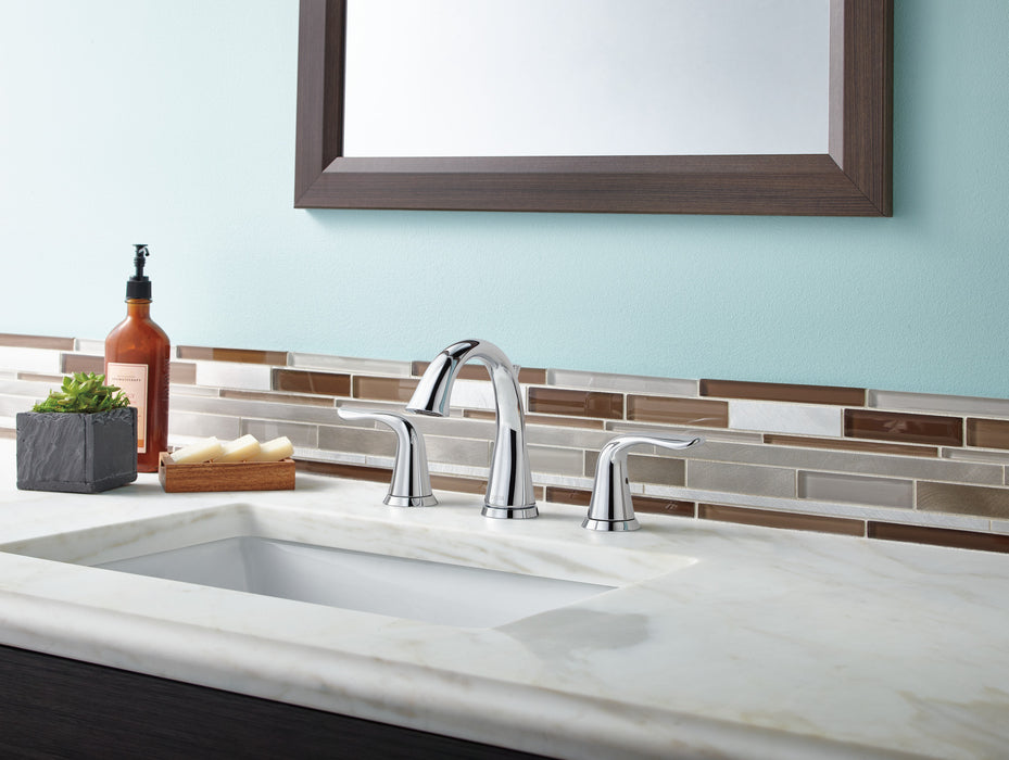 Delta 3538-MPU-DST Two Handle Widespread Bathroom Faucet