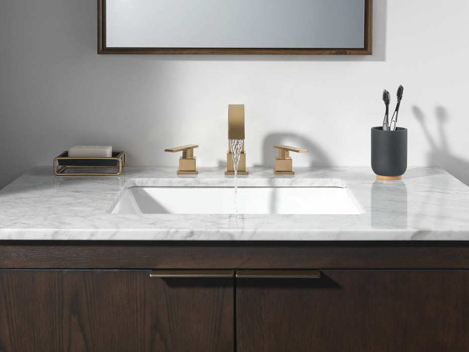 Delta 3553LF Vero Two Handle Widespread Lavatory Faucet