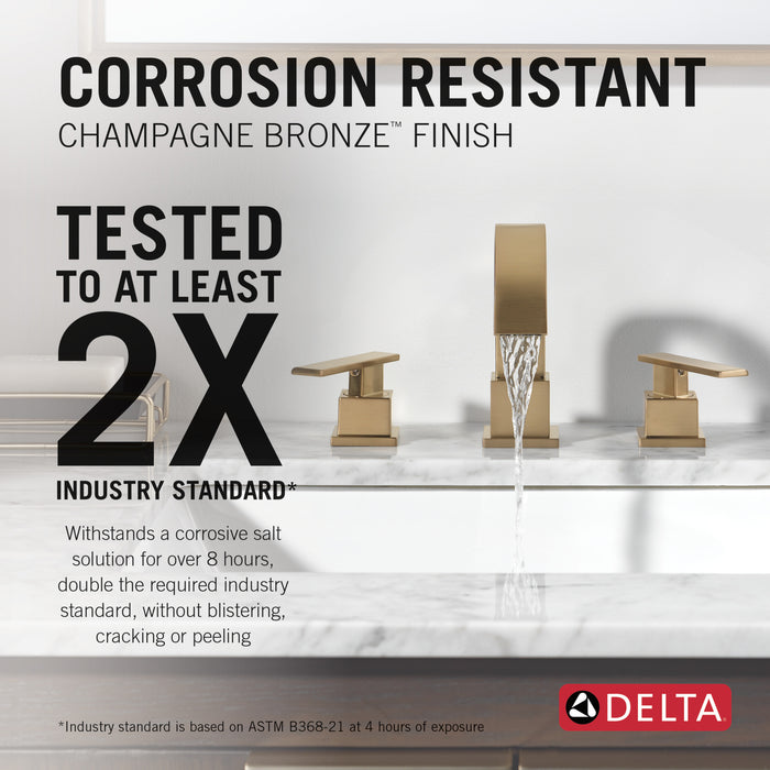 Delta 3553LF Vero Two Handle Widespread Lavatory Faucet