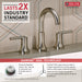 Delta Trinsic:3559 Two Handle Widespread Bathroom Faucet