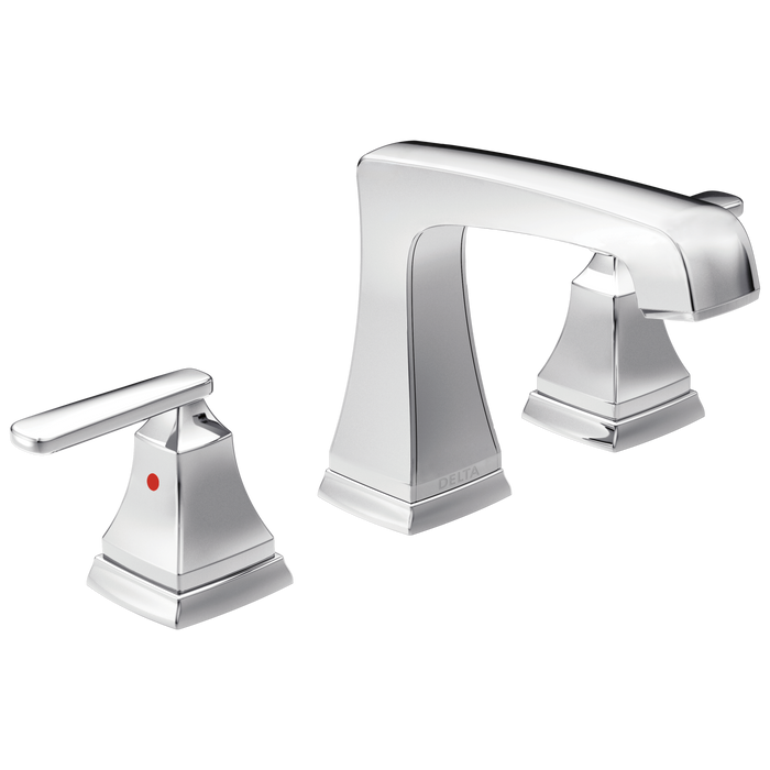 Delta Ashlyn:3564 Two Handle Widespread Bathroom Faucet with EZ Anchor