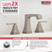 Delta Ashlyn:3564 Two Handle Widespread Bathroom Faucet with EZ Anchor