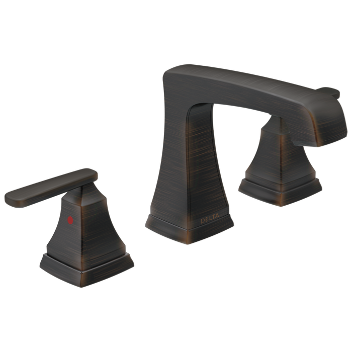 Delta Ashlyn:3564 Two Handle Widespread Bathroom Faucet with EZ Anchor