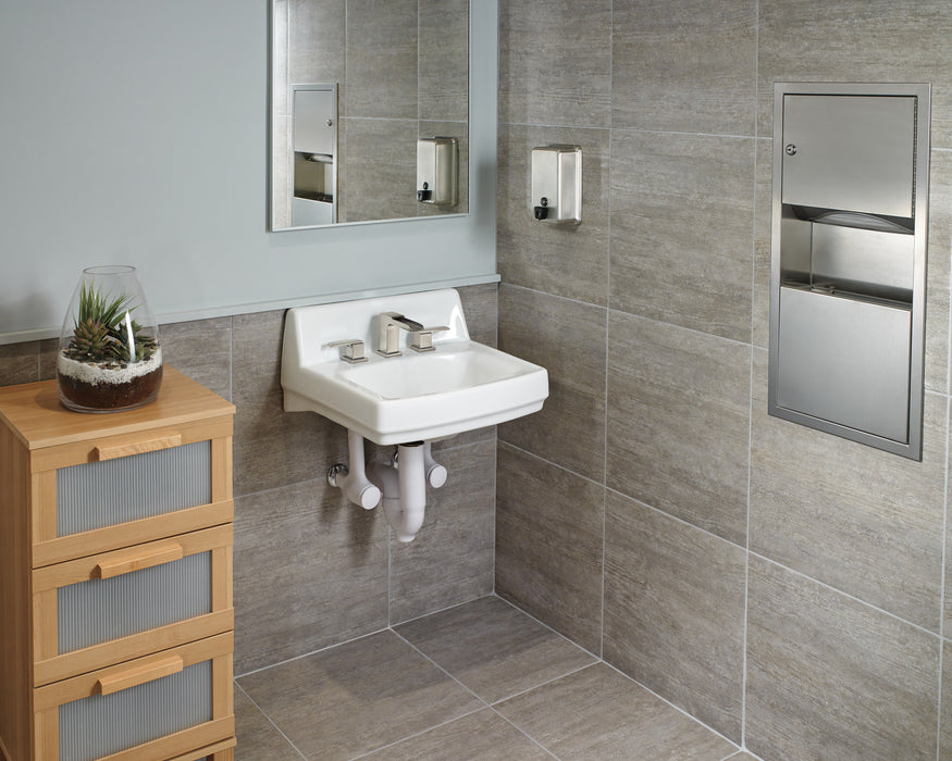 Delta Ara:3568LF Two Handle Widespread Channel Bathroom Faucet