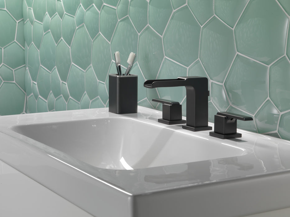 Delta Ara:3568LF Two Handle Widespread Channel Bathroom Faucet