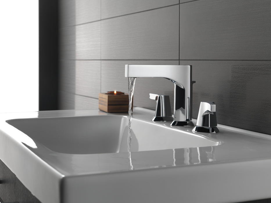 Delta Zura:3574 Two Handle Widespread Bathroom Faucet