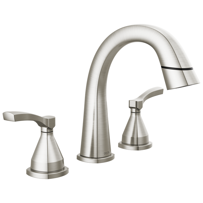 Delta Stryke 35775 Two Handle Widespread Pull Down Bathroom Faucet