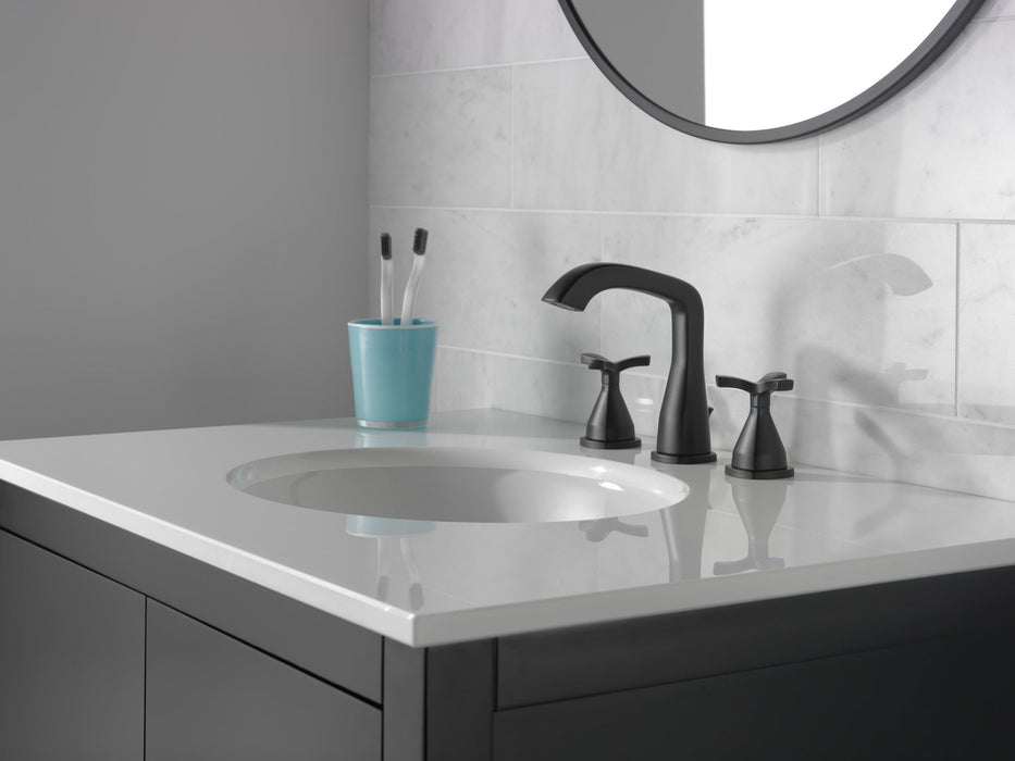 Delta Stryke 357766 Widespread Faucet, matte black - view 3