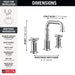 Delta Broderick 3587 Two Handle Widespread Bathroom Faucet, lumicoat chrome - view 2