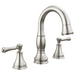 Two Handle Widespread Pull Down Bathroom Faucet