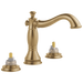 Delta Cassidy:3597LF Two Handle Widespread Bathroom Faucet - Less Handles