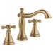 Delta Cassidy 3597LF Two Handle Widespread Bathroom Faucet - Less Handles