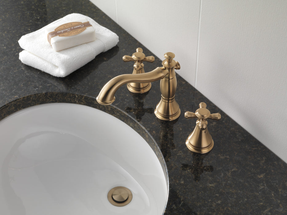 Delta Cassidy 3597LF Two Handle Widespread Bathroom Faucet - Less Handles