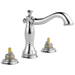 Delta Cassidy:3597LF Two Handle Widespread Bathroom Faucet - Less Handles