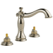 Delta Cassidy:3597LF Two Handle Widespread Bathroom Faucet - Less Handles