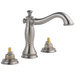 Delta Cassidy:3597LF Two Handle Widespread Bathroom Faucet - Less Handles