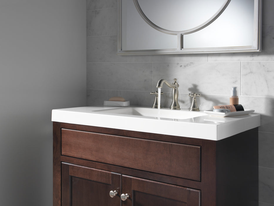 Delta Cassidy:3597LF Two Handle Widespread Bathroom Faucet - Less Handles