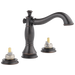 Delta Cassidy:3597LF Two Handle Widespread Bathroom Faucet - Less Handles