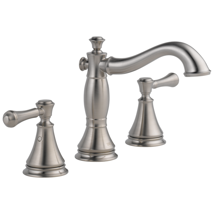 Delta Cassidy 3597LF Two Handle Widespread Bathroom Faucet, stainless
