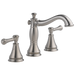 Delta Cassidy 3597LF Two Handle Widespread Bathroom Faucet, stainless