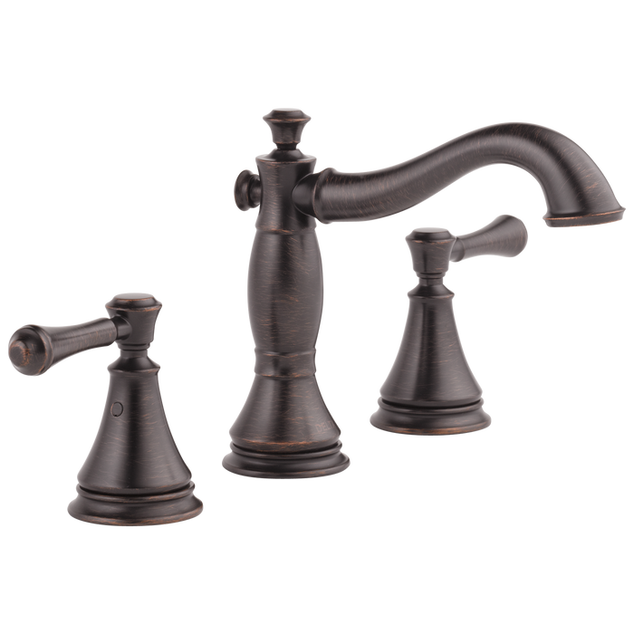 Delta Cassidy 3597LF Two Handle Widespread Bathroom Faucet, venetian bronze