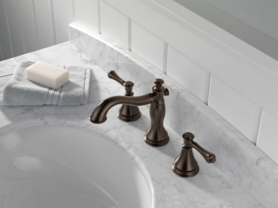 Delta Cassidy:3597LF Two Handle Widespread Bathroom Faucet