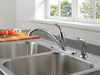 Delta 400-DST Classic Single Handle Kitchen Faucet with Spray