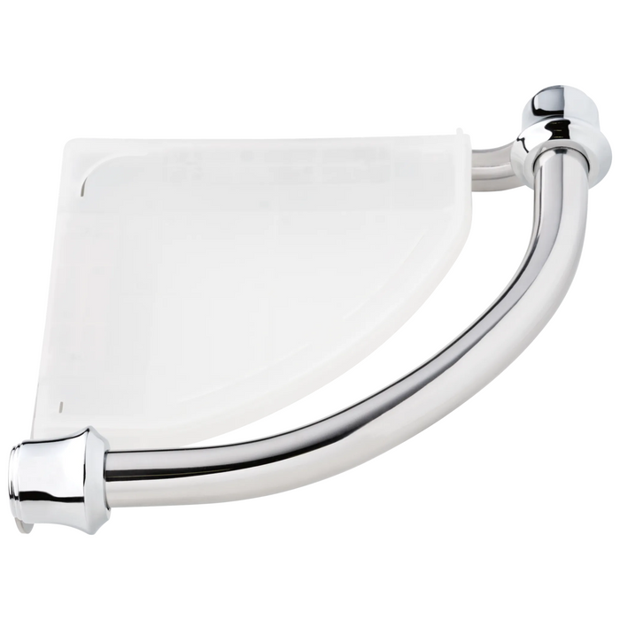 Delta BathSafety: Traditional Corner Shelf with Assist Bar