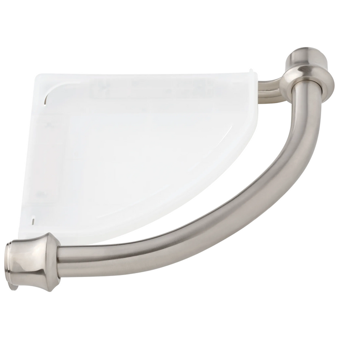 Delta BathSafety: Traditional Corner Shelf with Assist Bar