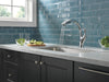Delta Linden:4153 Single Handle Pull-Out Kitchen Faucet
