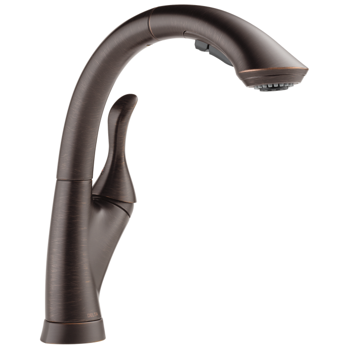 Delta Linden:4153 Single Handle Pull-Out Kitchen Faucet