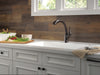 Delta Linden:4153 Single Handle Pull-Out Kitchen Faucet