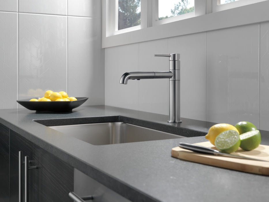 Delta 4159-DST Trinsic Single Handle Pull-out Kitchen Faucet