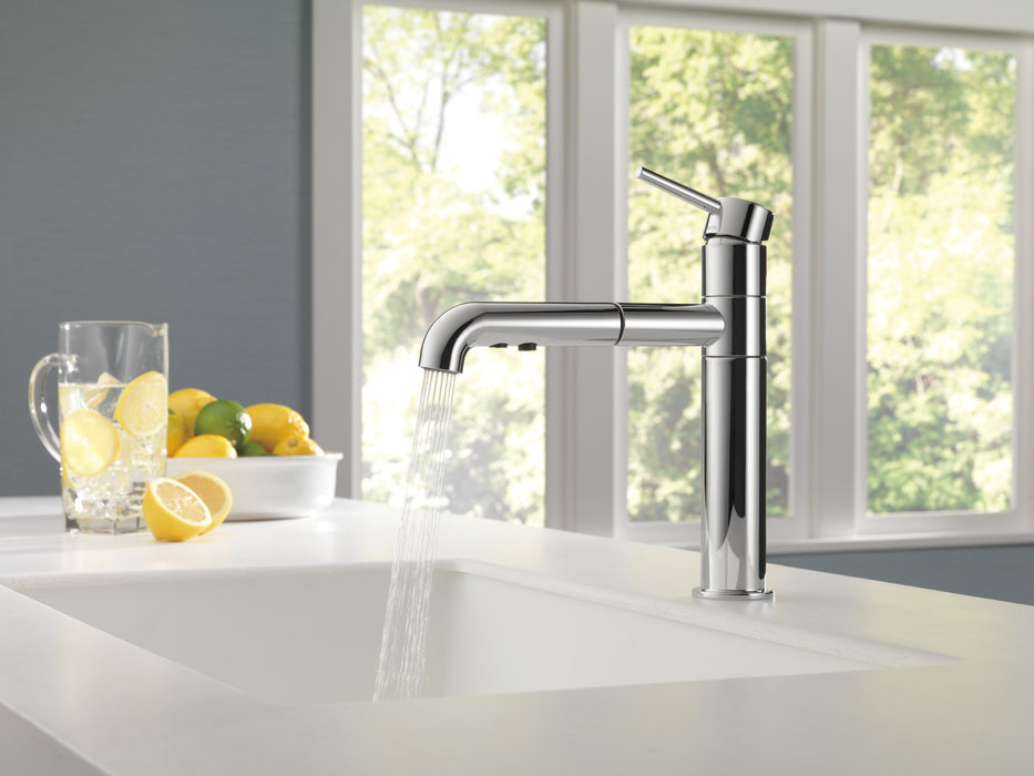 Delta 4159-DST Trinsic Single Handle Pull-out Kitchen Faucet