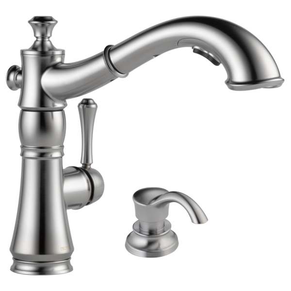 Delta Cassidy 4197 Single Handle Pull-Out Kitchen Faucet