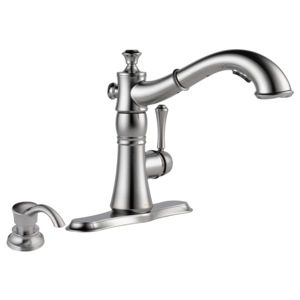 Delta Cassidy 4197 Single Handle Pull-Out Kitchen Faucet