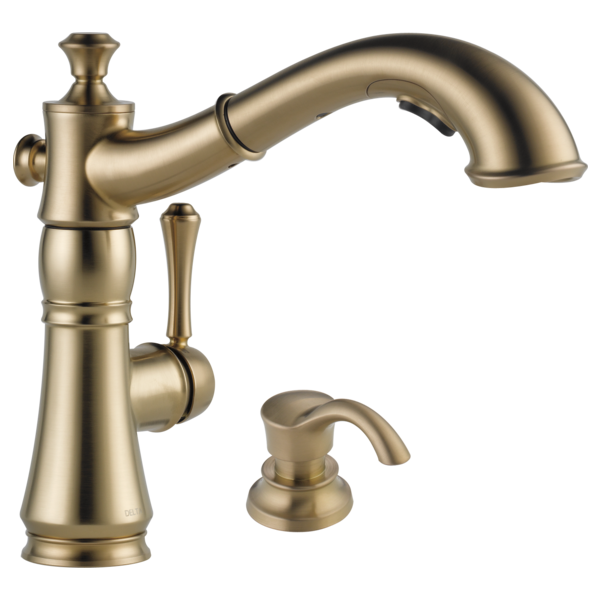 Delta Cassidy 4197 Single Handle Pull-Out Kitchen Faucet