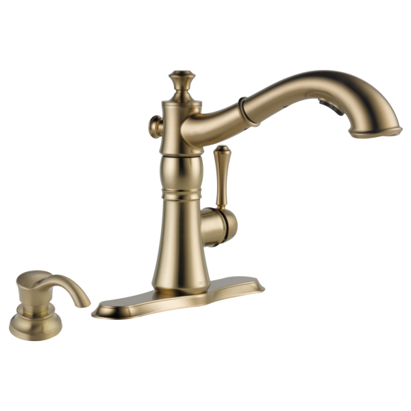 Delta Cassidy 4197 Single Handle Pull-Out Kitchen Faucet