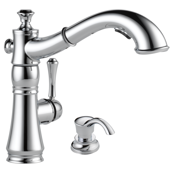 Delta Cassidy 4197 Single Handle Pull-Out Kitchen Faucet