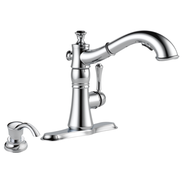 Delta Cassidy 4197 Single Handle Pull-Out Kitchen Faucet
