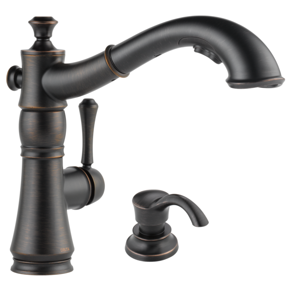 Delta Cassidy 4197 Single Handle Pull-Out Kitchen Faucet